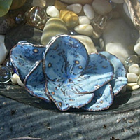 Water Petals - Dark Blue